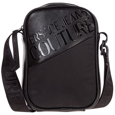 versace mens crossbody bag|luxury men's crossbody messenger bag.